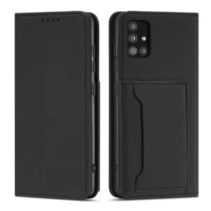 Magnet Card Case Case for Xiaomi Redmi Note 11 Pro Pouch Wallet Card Holder Blackeng