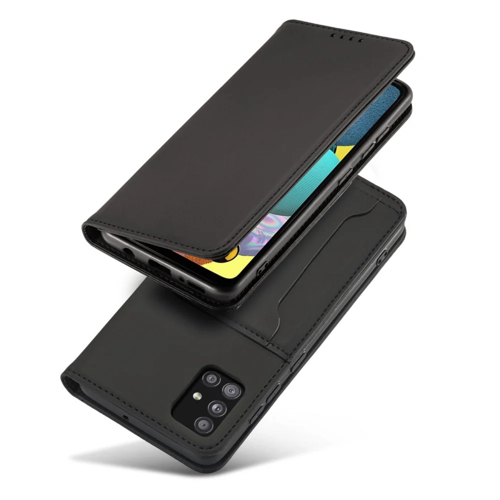 Magnet Card Case Case for Xiaomi Redmi Note 11 Pro Pouch Wallet Card Holder Blackeng