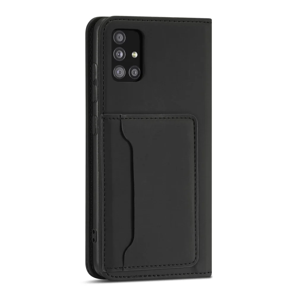 Magnet Card Case Case for Xiaomi Redmi Note 11 Pro Pouch Wallet Card Holder Blackeng