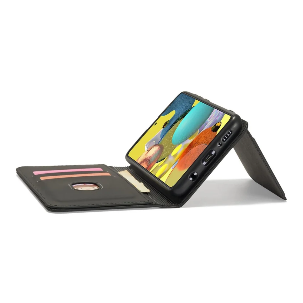 Magnet Card Case Case for Xiaomi Redmi Note 11 Pro Pouch Wallet Card Holder Blackeng