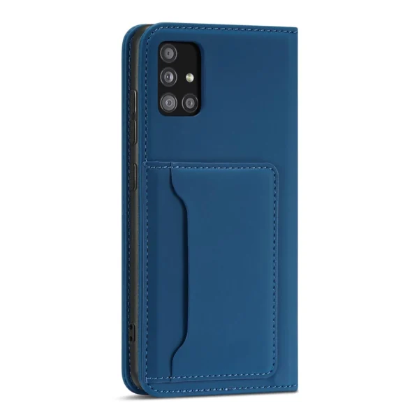 Magnet Card Case for Xiaomi Redmi Note 11 Pro Pouch Card Wallet Card Holder Blueeng