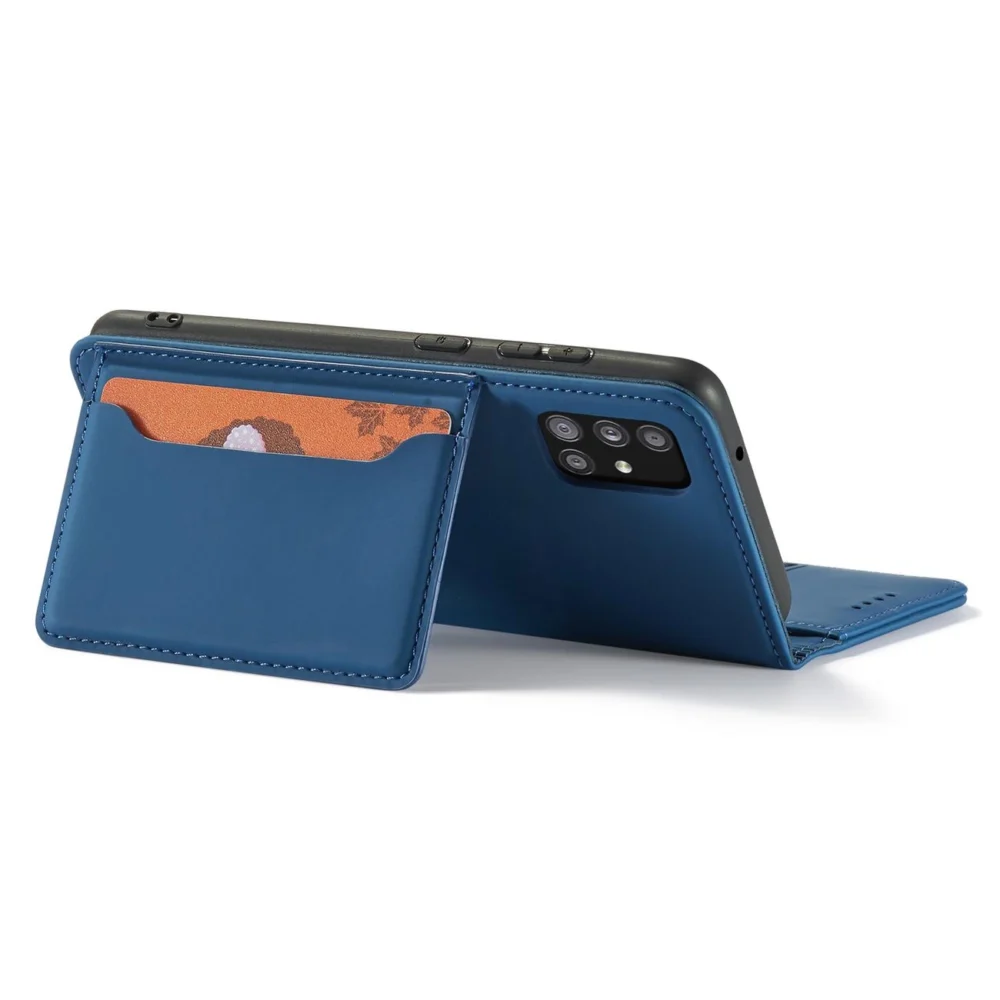 Magnet Card Case for Xiaomi Redmi Note 11 Pro Pouch Card Wallet Card Holder Blueeng