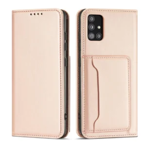 Magnet Card Case Case for Xiaomi Redmi Note 11 Pro Pouch Wallet Card Holder Pinkeng