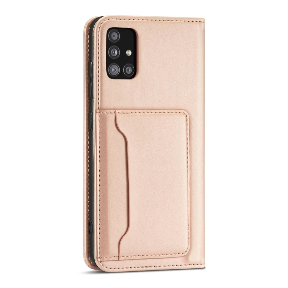 Magnet Card Case Case for Xiaomi Redmi Note 11 Pro Pouch Wallet Card Holder Pinkeng