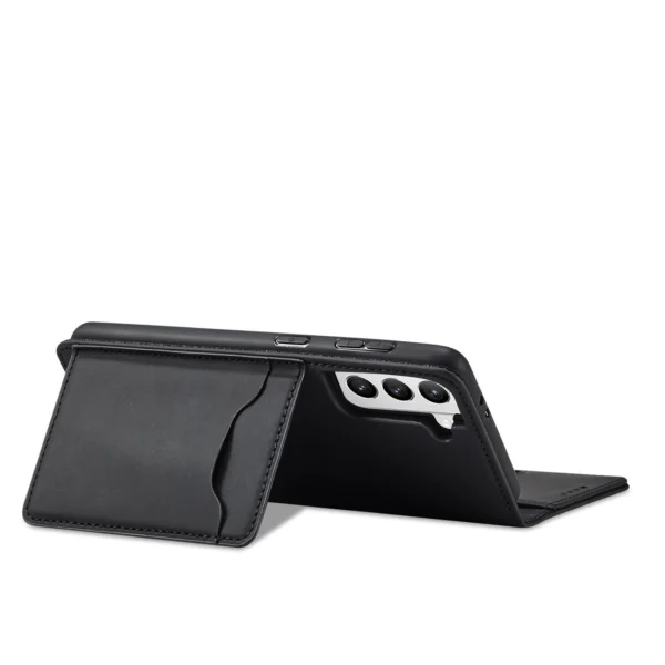Magnet Card Case for Samsung Galaxy S22 + (S22 Plus) Pouch Wallet Card Holder Blackeng