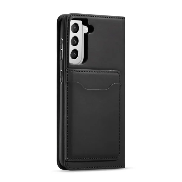 Magnet Card Case for Samsung Galaxy S22 + (S22 Plus) Pouch Wallet Card Holder Blackeng