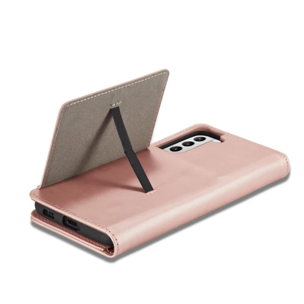 Magnet Card Case for Samsung Galaxy S22 + (S22 Plus) Pouch Wallet Card Holder Pinkeng