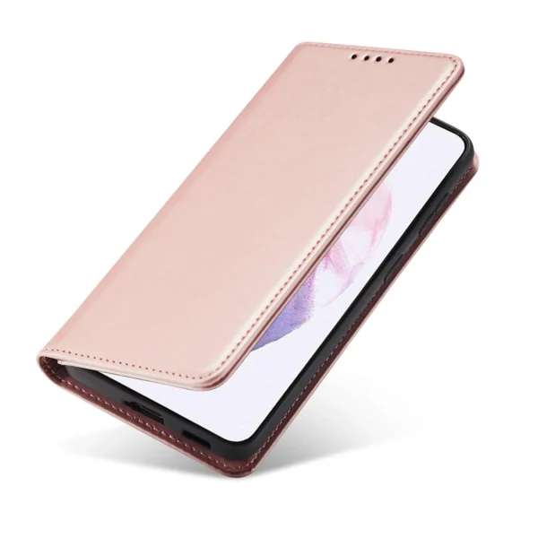 Magnet Card Case for Samsung Galaxy S22 + (S22 Plus) Pouch Wallet Card Holder Pinkeng