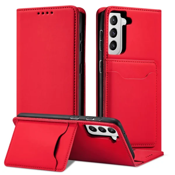Magnet Card Case for Samsung Galaxy S22 + (S22 Plus) Pouch Wallet Card Holder Redeng