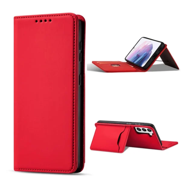 Magnet Card Case for Samsung Galaxy S22 + (S22 Plus) Pouch Wallet Card Holder Redeng