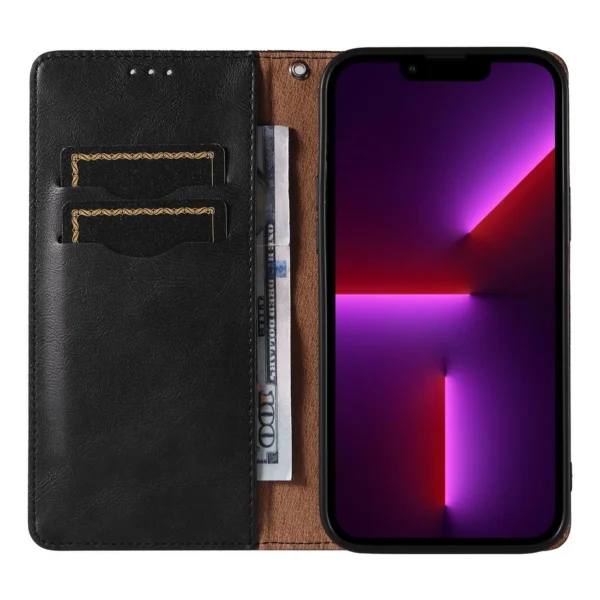 Magnet Strap Case for iPhone 12 Pro Pouch Wallet + Mini Lanyard Pendant Blackeng