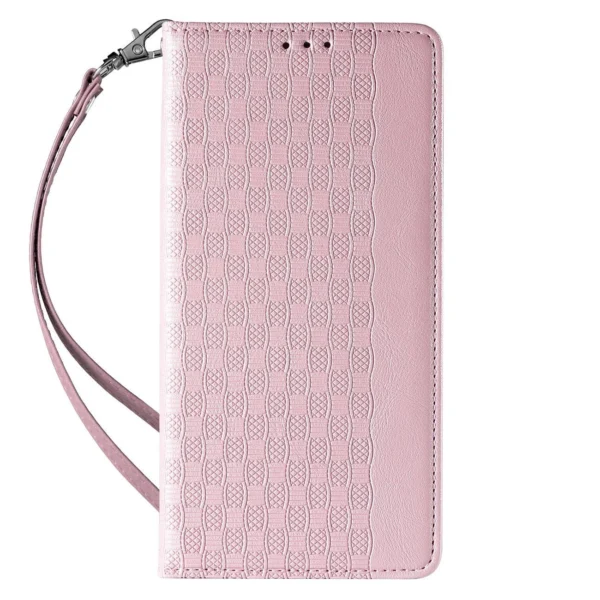 Magnet Strap Case for iPhone 12 Pro Pouch Wallet + Mini Lanyard Pendant Pinkeng