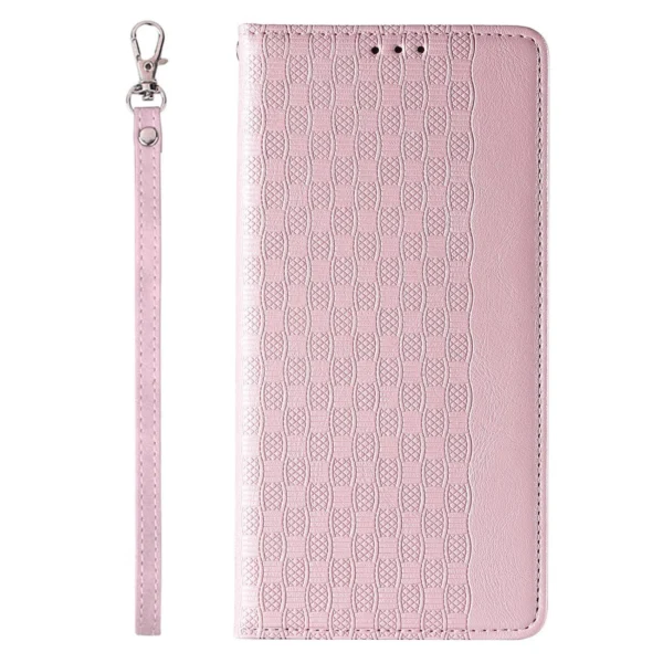 Magnet Strap Case for iPhone 12 Pro Pouch Wallet + Mini Lanyard Pendant Pinkeng