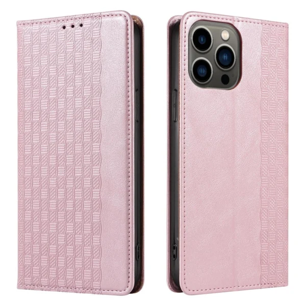 Magnet Strap Case for iPhone 12 Pro Pouch Wallet + Mini Lanyard Pendant Pinkeng
