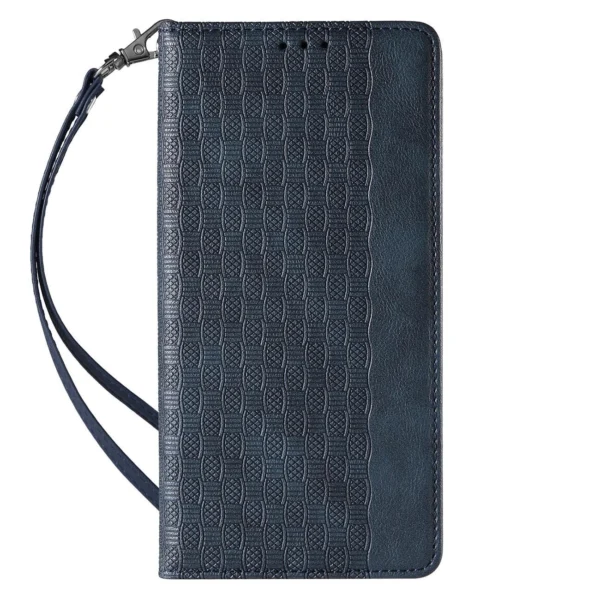 Magnet Strap Case for iPhone 12 Pro Max Pouch Wallet + Mini Lanyard Pendant Blueeng