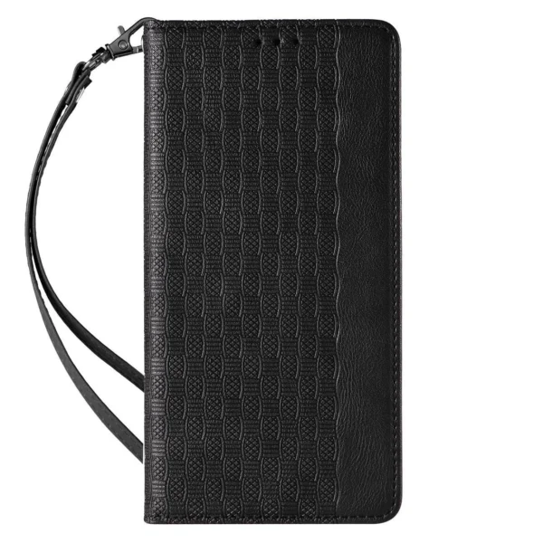 Magnet Strap Case Case for iPhone 13 Pro Pouch Wallet + Mini Lanyard Pendant Blackeng