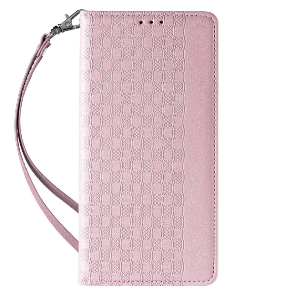 Magnet Strap Case Case for iPhone 13 Pro Max Pouch Wallet + Mini Lanyard Pendant Pinkeng
