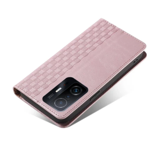 Magnet Strap Case Case for Samsung Galaxy A12 5G Pouch Wallet + Mini Lanyard Pendant Pinkeng