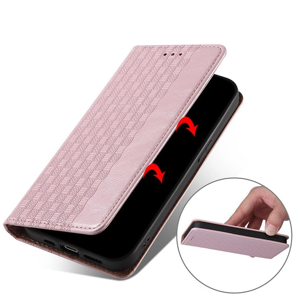 Magnet Strap Case Case for Samsung Galaxy A12 5G Pouch Wallet + Mini Lanyard Pendant Pinkeng