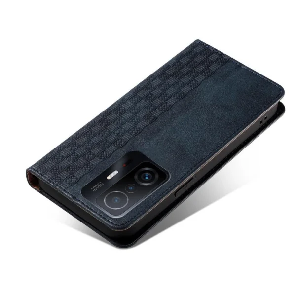 Magnet Strap Case Case for Xiaomi Redmi Note 11 Pro Pouch Wallet + Mini Lanyard Pendant Blueeng