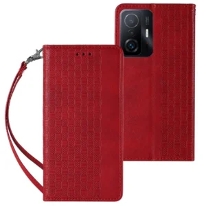 Magnet Strap Case Case for Xiaomi Redmi Note 11 Pro Pouch Wallet + Mini Lanyard Pendant Redeng