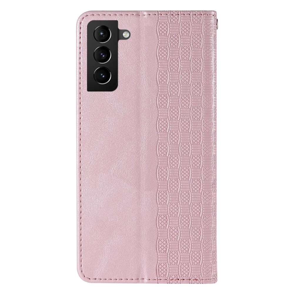 Magnet Strap Case Case for Samsung Galaxy S22 + (S22 Plus) Pouch Wallet + Mini Lanyard Pendant Pinkeng