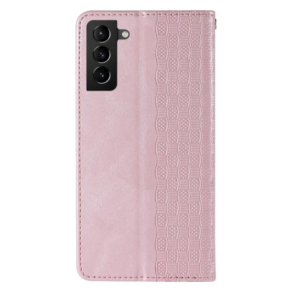 Magnet Strap Case Case for Samsung Galaxy S22 + (S22 Plus) Pouch Wallet + Mini Lanyard Pendant Pinkeng