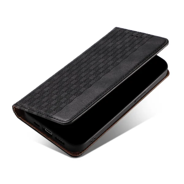 Magnet Strap Case Case for Samsung Galaxy S22 Ultra Pouch Wallet + Mini Lanyard Pendant Blackeng