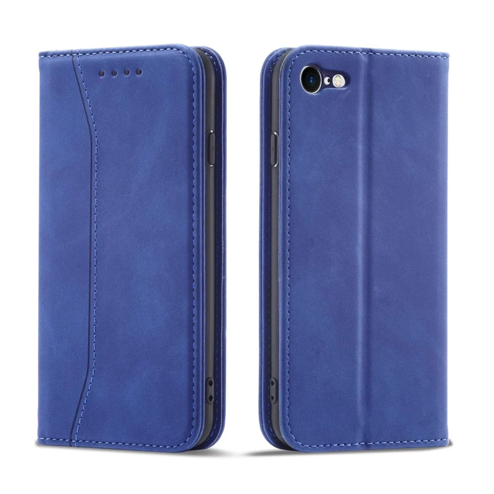 Magnet Fancy Case for iPhone SE 2022 / SE 2020 / iPhone 8 / iPhone 7 Cover Card Wallet Card Stand Blueeng