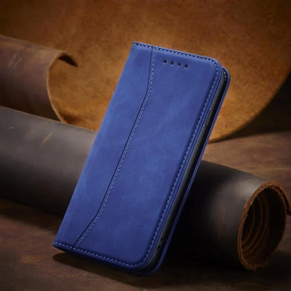 Magnet Fancy Case for iPhone SE 2022 / SE 2020 / iPhone 8 / iPhone 7 Cover Card Wallet Card Stand Blueeng