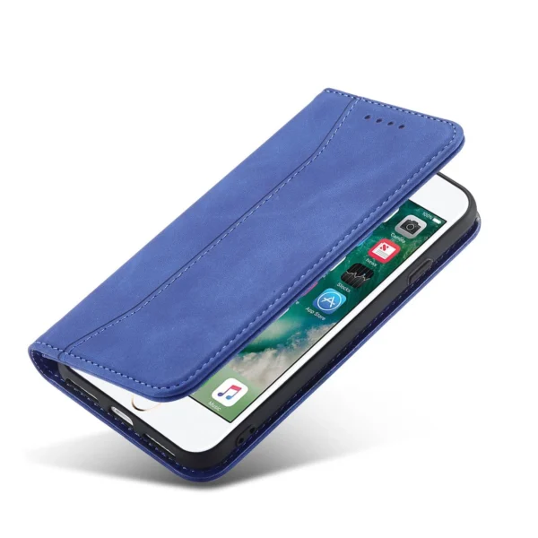 Magnet Fancy Case for iPhone SE 2022 / SE 2020 / iPhone 8 / iPhone 7 Cover Card Wallet Card Stand Blueeng