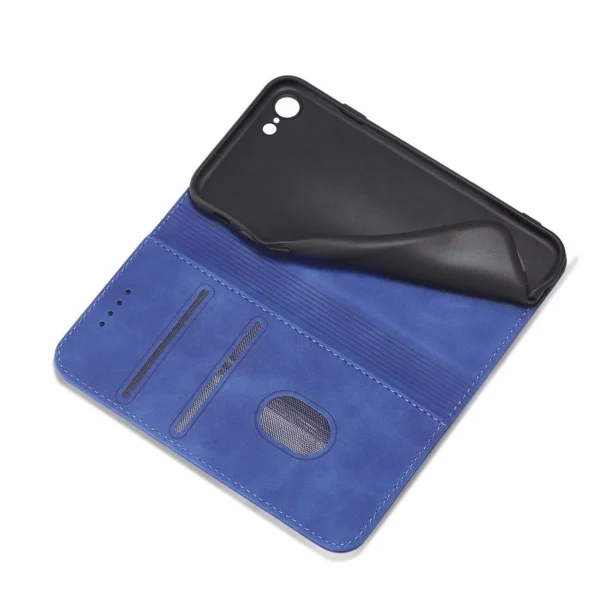 Magnet Fancy Case for iPhone SE 2022 / SE 2020 / iPhone 8 / iPhone 7 Cover Card Wallet Card Stand Blueeng