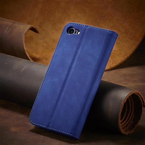 Magnet Fancy Case for iPhone SE 2022 / SE 2020 / iPhone 8 / iPhone 7 Cover Card Wallet Card Stand Blueeng