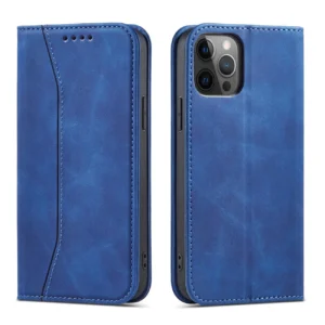Magnet Fancy Case Case for iPhone 12 Pro Cover Card Wallet Card Stand Blueeng