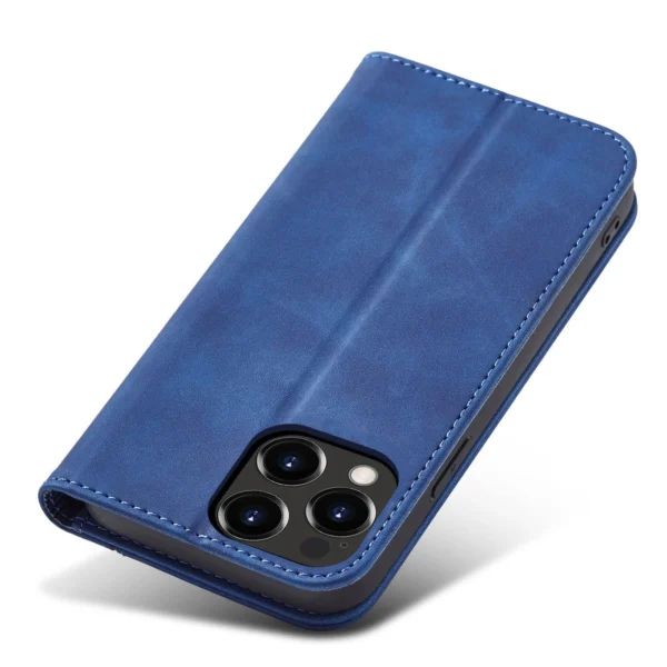 Magnet Fancy Case Case for iPhone 13 Pro Pouch Card Wallet Card Stand Blueeng