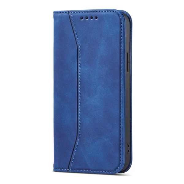 Magnet Fancy Case Case for iPhone 13 Pro Pouch Card Wallet Card Stand Blueeng