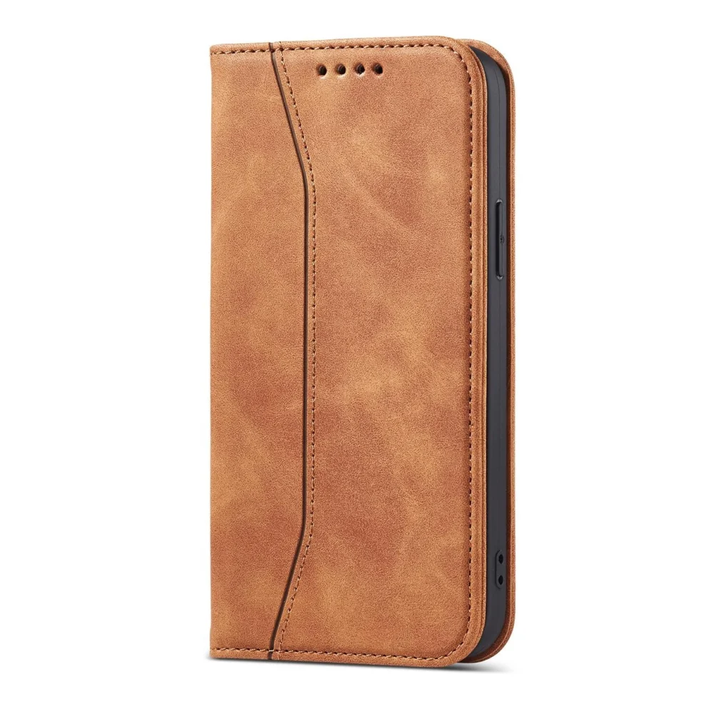 Magnet Fancy Case Case for iPhone 13 Pro Max Pouch Card Wallet Card Holder Browneng