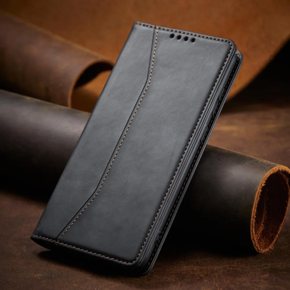 Magnet Fancy Case Case For Samsung Galaxy A13 5G Pouch Wallet Card Holder Blackeng