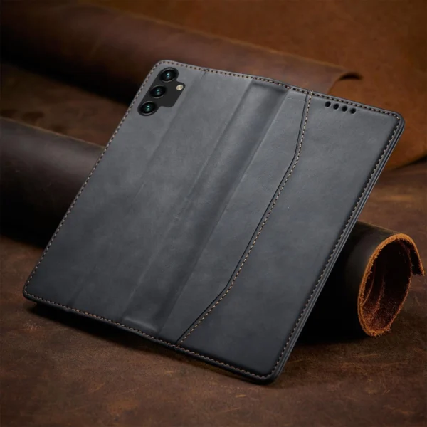 Magnet Fancy Case Case For Samsung Galaxy A13 5G Pouch Wallet Card Holder Blackeng