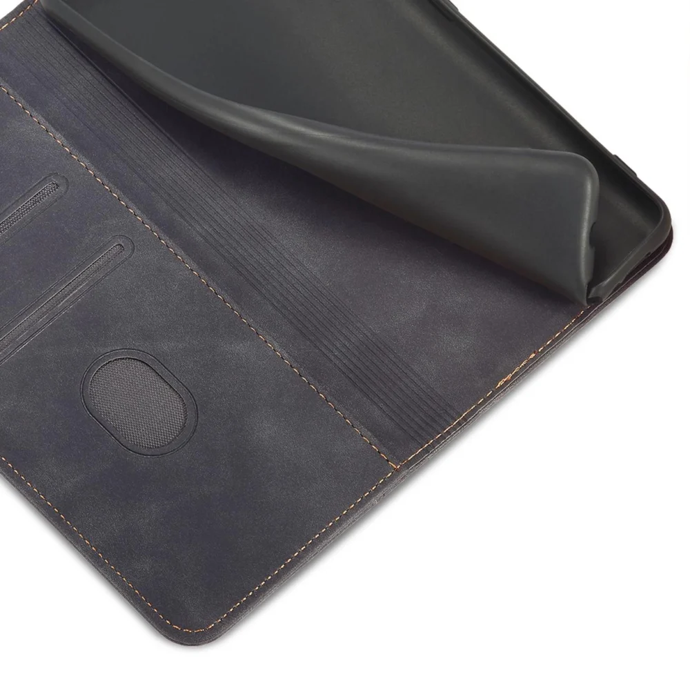 Magnet Fancy Case Case for Samsung Galaxy S22 + (S22 Plus) Pouch Wallet Card Holder Blackeng