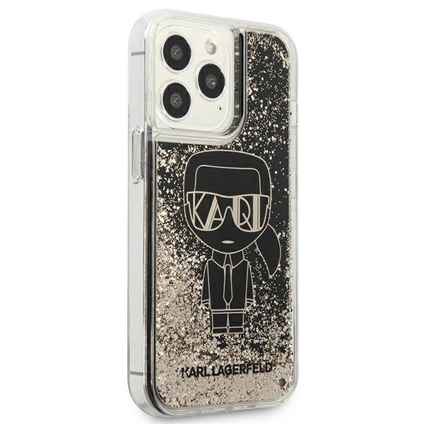 Karl Lagerfeld KLHCP13LLGGKBK iPhone 13 Pro/ 13 6,1"czarny/black hardcase Liquid Glitter Gatsbyeng