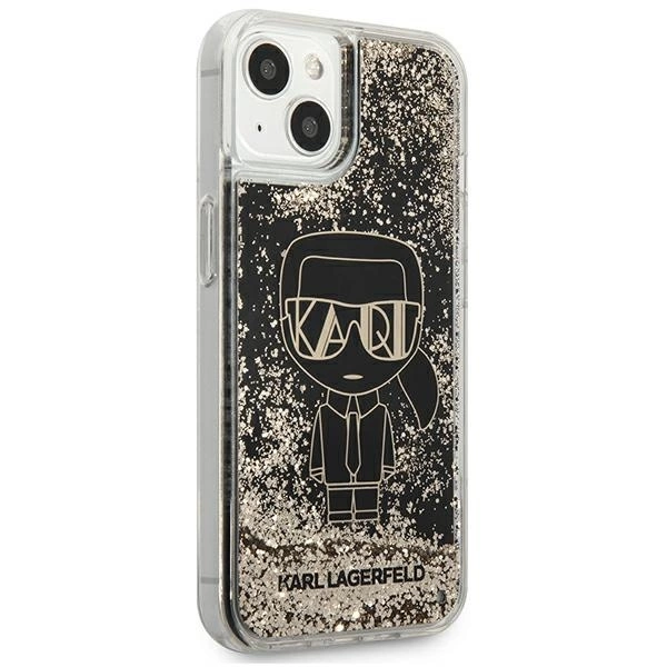 Karl Lagerfeld KLHCP13MLGGKBK iPhone 13 6,1" czarny/black hardcase Liquid Glitter Gatsbyeng
