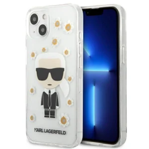 Karl Lagerfeld KLHCP13SHFLT iPhone 13 mini 5,4" przezroczysty/transparent Flower Ikonik Karleng