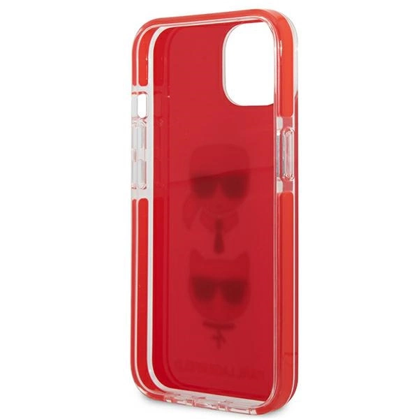 Karl Lagerfeld KLHCP13STPE2TR iPhone 13 mini 5,4" hardcase czerwony/red Karl&Choupette Headeng