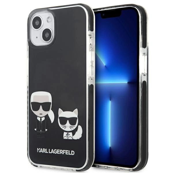 Karl Lagerfeld KLHCP13STPEKCK iPhone 13 mini 5,4" hardcase czarny/black Karl&Choupetteeng