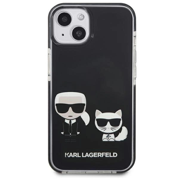 Karl Lagerfeld KLHCP13STPEKCK iPhone 13 mini 5,4" hardcase czarny/black Karl&Choupetteeng