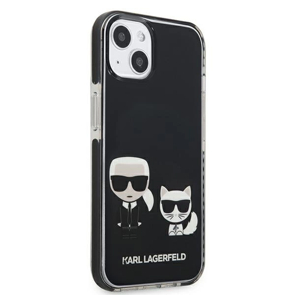 Karl Lagerfeld KLHCP13STPEKCK iPhone 13 mini 5,4" hardcase czarny/black Karl&Choupetteeng