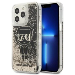 Karl Lagerfeld KLHCP13XLGGKBK iPhone 13 Pro Max 6,7" czarny/black hardcase Liquid Glitter Gatsbyeng