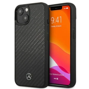 Mercedes MEHCP13SRCABK iPhone 13 mini 5,4" czarny/black carbon hardcase Dynamic Lineeng