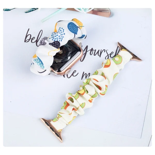 Fabric Watch 7 band 7/6/5/4/3/2 / SE (41/40 / 38mm) strap bracelet bracelet on elastic yelloweng